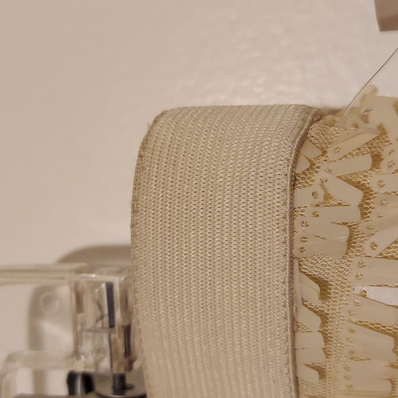 Joe Fresh Cream Colored Sequin Paillets Covered Mini Skirt Size Large - Picture 8 of 16